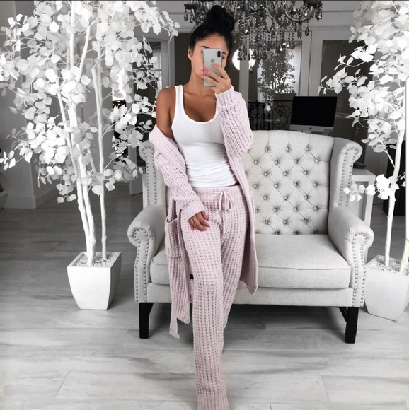 ekattire Other - TEDDY Chenille Powder Pink Robe (reposh)